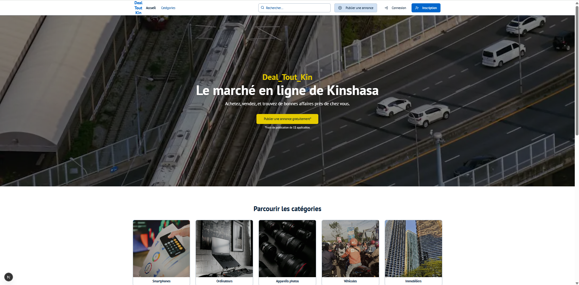 Boutique en ligne Kinshasa